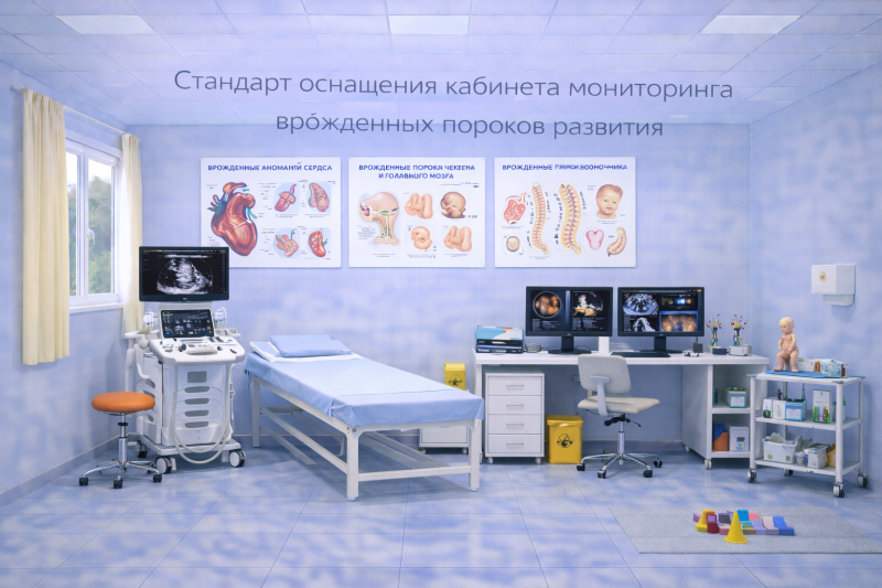 Стандарт оснащения кабинета мониторинга врожденных пороков развития