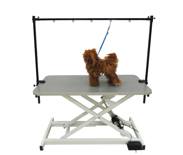 Стол для груминга wikiGROOM S800 120 х 60 см электрический с П-образным держателем