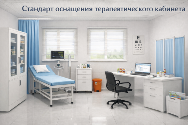 Стандарт оснащения терапевтического кабинета
